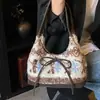 Bolso de Felpa Estilo Fair Isle Retro de Invierno para Mujer 2025 Nuevo Bolso de Hombro para Viajes de Gran Capacidad Bolso Tote Versátil