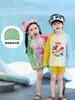 Traje de baño de dos piezas de manga larga My Little Pony para niñas, modelo nuevo 2026, shorts de entrenamiento con estampado de Nick Cartoon, protección solar