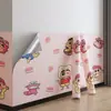 Papel de parede cartoon autoadesivo à prova d'água à prova de umidade parede quarto de criança parede do quarto adesivos decorativos para quarto de aluguel feio