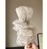 Pinza de Plátano de Malla Esponjosa~Vibras Perezosas Estilo Hong Kong 2026 Nuevo Pinza de Moda para el Cabello Accesorio de Moda para el Cabello