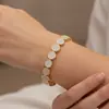 Pulsera de Plata 925 con Moissanita Incrustada de Diamante Completo, Estilo Hip-Hop Europeo y Americano, Moda de Lujo Ligero, Artículo Popular, Unisex