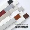 Rodapé de Madeira Maciça Puro, Tinta para Madeira Maciça, Rodapé Pintado para Piso, Linha de Canto Ultrafina Minimalista, Novo Estilo