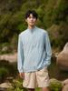 Ropa de protección solar para hombre, ropa de verano con cuello alto, protección solar para exteriores, protección UV, transpirable, hilo original, seda de hielo, abrigo de gran tamaño, venta al por mayor