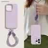 Cordón para Teléfono Móvil, Funda de Teléfono Popular, Colgante de Estilo Nuevo, Correa de Muñeca Tejida Multifuncional de Color Sólido Portátil, Antirrobo, Versiones Larga y Corta