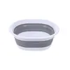 Lavabo Plegable para Uso en Dormitorio Estudiante Lavado de Cara de Bebé Portátil Viaje Compreso Cuenca de Agua Uso en Casa Rectangular