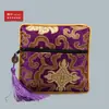 32LLB Bolsa de Juego de Discos con Cremallera Bolsa de Brocado Bolsa de Tela Bolsa para Joyería Bolsa de Tela para Juego Cultural Bolsa para Pulseras Bolsa de la Suerte Pequeña Bolsa para Cuentas de Oración