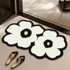 Alfombrilla de baño para uso doméstico, antideslizante, resistente a las manchas, absorbente y de secado rápido, con diatomeas.