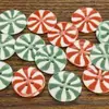 Botões de Resina Coloridos tipo Doce com Quatro Furos de 20mm para Crianças Doces Pirulitos Coloridos Artesanais DIY Botões Redondos Decorativos