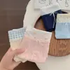 Ropa Interior 10A Antibacteriana Femenina Estilo Preppy Combinación de Colores Categoría Pequeña Fresca Algodón de Bebé 16cm Calzones Extendido para Mujer