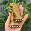 Latão Sândalo Verde Conta Dourada Cilindro Pincel Meridian Tool de Levantamento Facial Músculo da Maçã Linha da Mandíbula Ferramenta de Massagem Gua Sha
