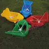 Assento de balanço de plástico para jardim de infância, balanço duplo em viga I, cadeira suspensa infantil para uso interno e externo, acessórios para cadeira com luzes.