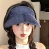 Sombrero Visera Plegable Estilo Coreano de Verano para Mujer, Versátil Sombrilla Protector Solar para Deportes al Aire Libre Ciclismo