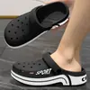 Zuecos Anti-Olor para Hombre 2026 Verano Nuevo Estilo Exteriores Antideslizantes Resistentes al Agua Zapatillas de Suela Gruesa para Conducir para Hombre