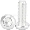 Tornillos de Cabeza Semiredonda con Cavidad Hexagonal de Aleación de Aluminio 6061 Tornillos de Cabeza Redonda tipo Copa, Cabeza Redonda, Cabeza de Hongo de Aluminio M3M4M5M6