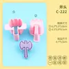 Moldes Divertidos de la Serie de Paletas Inglesas: Moldes 3D de Calavera, Corazón y Hacha, Moldes de Impresión Simulada DIY de Alfabeto