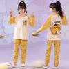 Pijamas de manga larga para niños del sudeste asiático, ropa de verano con aire acondicionado y dibujos animados, ropa de casa para estudiantes y niños, moda
