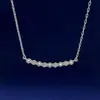 Accesorios Exquisitos con Estilo Europeo y Americano en Stock Forma Geométrica Hexagonal de Panal Collar de Diamantes Brillante