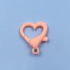 Llavero de joyería DIY hecho a mano, accesorios de plástico de 26 mm, colorido, con forma de langosta, cadena de máscara de caramelo, colgante con hebilla