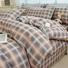 Planta Caxemira Estilo Pastoral Cama Floral Pequena Conjunto de Quatro Peças Lixamento Lençol Engrossado Lençol Capa Colcha Dormitório Estudantil Conjunto de Três Peças