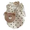 Ropa para Cachorros, Lindo Vestido de Puntos, Bichón Frisé, Teddy, Pomerania, Estilo Delgado de Primavera y Verano para Cachorros Pequeños