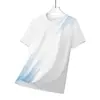 Venta al por mayor transfronteriza de camisetas finas de malla de seda helada para hombre, de manga corta, transpirables, para running y deportes, con cuello redondo, de verano