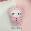 Peluche de Gato Negro de Ojos Grandes de Dibujos Animados, Sonajero, Lindo Gatito Negro, Colgante para Mochila, Accesorios al por Mayor
