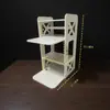 Soporte de Impresora de Entrega Rápida de Escritorio Estante de Colocación de Código de Barras de Papel Térmico para Comercio Electrónico Estante de Almacenamiento Pequeño de Múltiples Niveles