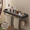 Estante de Almacenamiento para Baño Baño Inodoro Lavabo Sin Perforaciones Baño Baño Estante de Almacenamiento Montado en la Pared