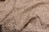 Estilo coreano estampado de leopardo estampado de leopardo tela estampada tela para ropa algodón puro sarga tipo grueso para hacer bolsas equipaje sombreros estilo ins