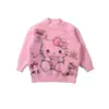 Suéter para niña, nueva colección de invierno, ropa infantil, camiseta interior de punto para niñas y bebés, capa interior cálida y gruesa