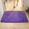 Tapetes de Chão Absorventes para Banheiro de Microfibra Imitação Caxemira Transfronteiriços Tapetes de Pé Antiderrapantes Domésticos para Banheiro Tapetes para Porta de Banheiro