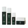 Nuevo Set de Materiales de Empaque Cosmético Tipo Prensa Hechos a Medida Botella para Loción y Esencia de 120ml Tapa Negra Borgoña Botella para Crema