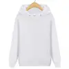 Moletons com capuz de cor sólida da moda primavera e outono do fabricante, moletons pulôver casuais para casais, atacado, personalização de logotipo disponível