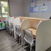 Estudio Escritorio y Silla de Aprendizaje Cerrados Partición Inmersiva Entrenamiento para Examen de Admisión de Posgrado Computadora Única Escritorio Simple Moderno Estudio