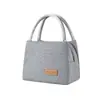 Bolso de Mano Lonchera Térmica para Oficinista Multicapa para Arroz Grande Impermeable y a Prueba de Aceite Gran Capacidad Papel de Aluminio Bolso de Mano Lonchera