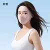 Mascarilla Solar Facial Completa de Seda Helada de Verano Sin Costuras con Protección UV Integrada UPF50+ Transpirable y No Sofocante para Mujeres