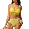 Trajes de baño para mujer 2025 en stock, nuevo modelo transfronterizo, bikini de dos piezas, traje de baño de una pieza, traje de baño para mujer, trajes de baño de comercio exterior