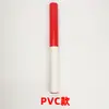 Bastón de Relevos para Competiciones, Reuniones Deportivas, Entrenamiento de Carrera, Atletismo, Aleación de Aluminio, Madera Maciza, PVC, Bastón de Relevos de Plástico Rojo y Blanco