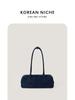 Otoño 2024 Nuevo Bolso de Mano Vintage de Gamuza Diseño de Nicho Versátil Lujo Ligero Texturizado Bolso Bandolera para Hombro Bolso Baguette