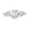 Transmisión en Vivo Fuegos Artificiales de Piedras Preciosas Coloridas de Gran Venta Anillo de Hada de Flor Cortada Anillo de Vid Vidriante Súper Brillante de Diamante de Alto Carbono Moda Tendencia Joyería