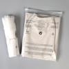Bolsa con cremallera esmerilada CPE Bolsa para guardar ropa interior Bolsa de EVA translúcida esmerilada con cremallera en stock Bolsa