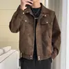Elegante y moderno chaqueta de cuero tie-dye, top unisex estilo japonés, nuevo diseño de moda, inspirado en Harajuku, versátil y artístico