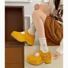 Zapatos de plataforma Birkenstock estilo retro francés para mujer, nueva colección de otoño 2026, versátiles con vestidos, zapatos planos Mary Jane de suela suave