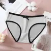 Ropa interior para mujer de comercio electrónico transfronterizo, estudiantes femeninas, coreana, simple, cintura baja, niña, linda, sexy, talla grande, pantalones