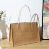 Bolsa de yute para compras al por mayor, personalizada, para regalo, con publicidad, disponible en stock.