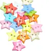 Botones de Estrella Coloridos para Camisas de Niños, Botones de Dos Agujeros, Botones Hechos a Mano para DIY, Botones de Resina de Dos Agujeros, Botones de Estrella Creativos