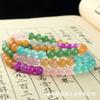Pulsera Multicírculo de Cristal pulsera DIY para mujer con polvo de cera de abeja Cristal 3 círculos Pulsera Tianhe stone para mujer