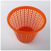 Cubo de basura redondo hueco de plástico de bajo costo para el hogar, sin tapa, para cocina, baño, oficina, papelera de reciclaje con fugas