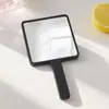 Espelho de Mão Portátil Quadrado, Espelho de Beleza de Alta Definição, Espelho de Maquiagem de Plástico, Presente, Personalizável, Atacado, Espelho Pequeno de Alto Valor
