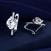 Comercio electrónico transfronterizo principal impulso Europa y Estados Unidos aretes de diamante gran piedra principal tendencia aretes de circonita aretes fabricantes de joyería una generación de cabello